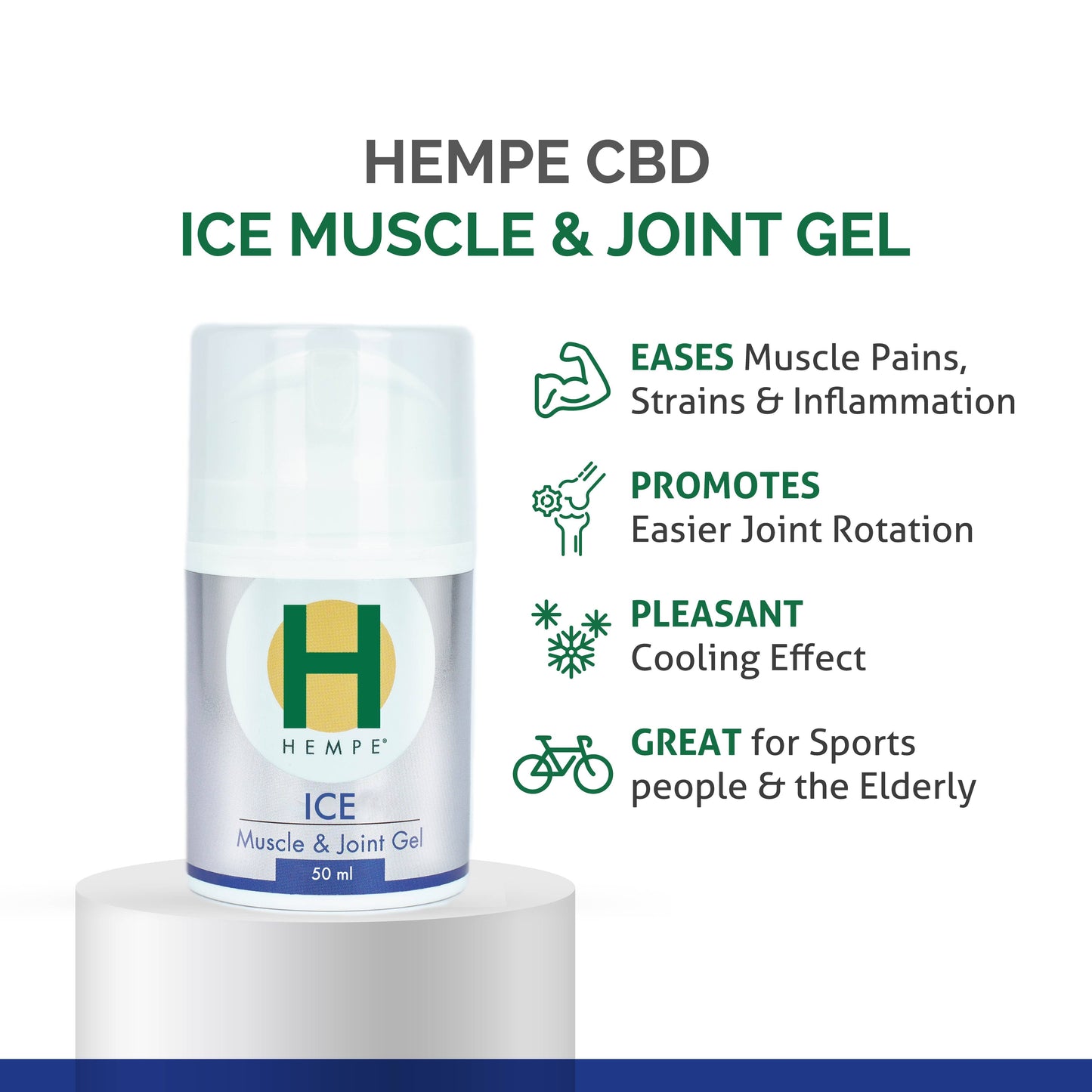 Hempe Ice Packs HEMPE Ice Muscle & Joint Gel 50ml